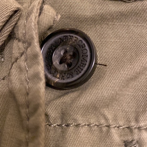 Abercrombie & Fitch 100% cotton green vest . Very good condition - Picture 7 of 12